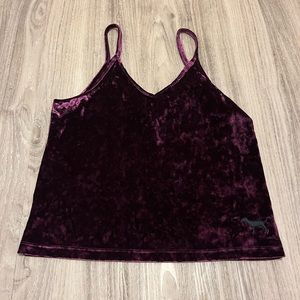 PINK Velvet Top